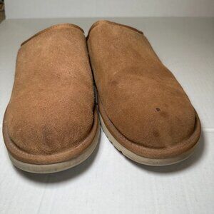 Ugg Tan Suede Slip-On Slippers
